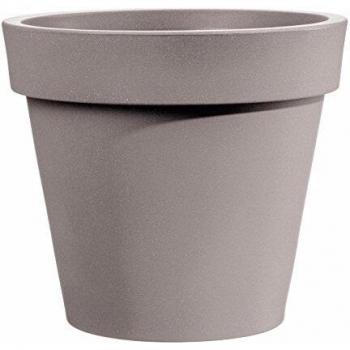 Vaso Fioriera in resina easy diam. 45 cm color tortora