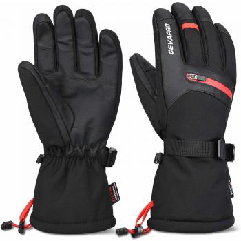 Cevapro warme Skihandschuhe für kalte Tage