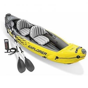 Intex Explorer K2 Kayak, 2-Person Inflatable Kayak Set with Aluminum Oars