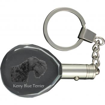 Unique Kerry Blue Terrier Keychain