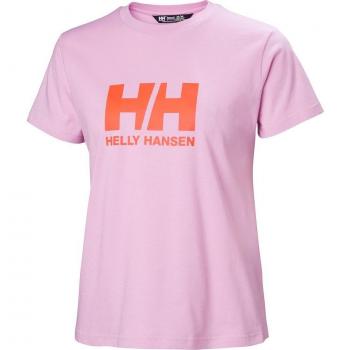 Camiseta de Manga Corta Helly Hansen Hh Logo para mujer en color rosa