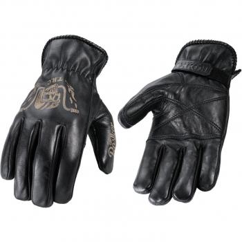 Guanti da Moto Rokker Tattoo Ape Nero S