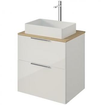 Mobiletto da bagno TIM 60cm con lavabo da appoggio