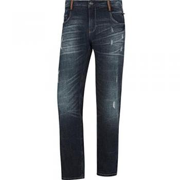 Herren Tiefbundjeans JURIEN dunkelblau 5-Pocket Gr. 34