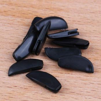 Accessoires de lunettes : 5 paires de plaquettes nasales en silicone