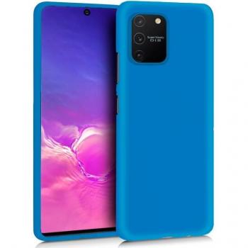 Capa protetora de silicone para Samsung G770 Galaxy S10 Lite (azul claro)