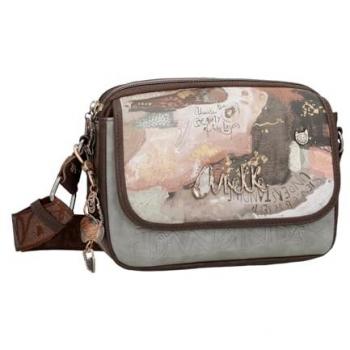 Anekke Glänzende Crossover Bag mit Überschlag