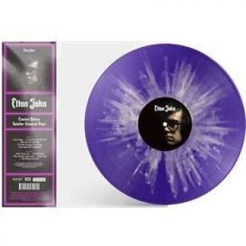Elton John Vinyle Collector Violet avec Éclaboussures Crème