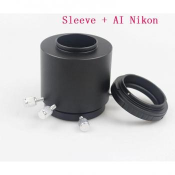 Adaptador de cámara para visor, extensible, compatible con tubos de 49mm a 58mm
