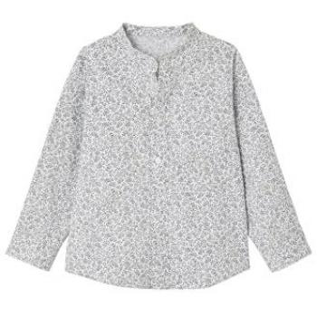 Chemise Béton Fleurs Garçon Beige VERTBAUDET