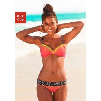 KANGAROOS Bikini-Set für Damen, orange und gelb, Größe 44, Cup C