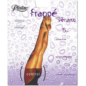 Panty de verano Platino 15 deniers negro talla G