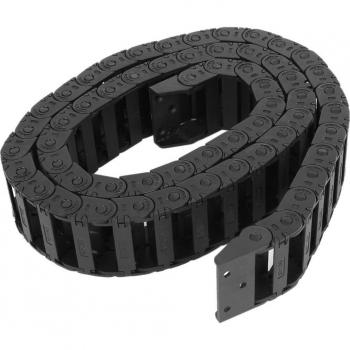 100 cm Open Type Plastic Wire Drag Chain R3.5cm 10mm x 30mm