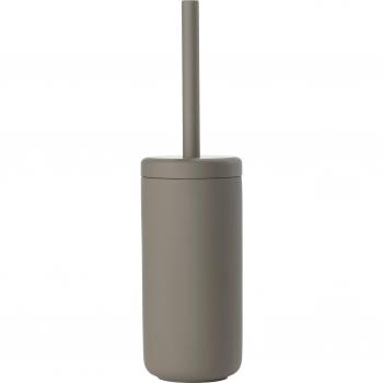 Brosse de toilette Ume en grès taupe avec drainage