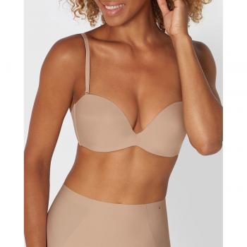 TRIUMPH BH trägerlos STEPY SOFT beige | 80C