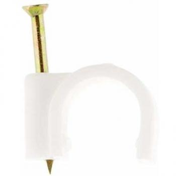 Attaches plastiques Zenitech Ø12 blanc