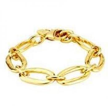 Pulsera de Diseño Eslabones Oro 18k