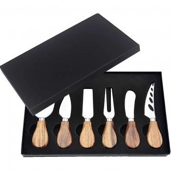 Set de utensilios para cortar queso de 6 piezas