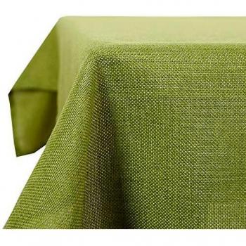 Deconovo Water Resistant Faux Linen Tablecloth 54x79in