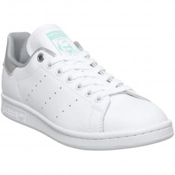 Sneaker in Weiß und Silber von adidas Stan Smith W, Größe 36 2/3
