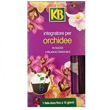 Integratore per orchidee in gocce a rilascio graduale 6 fiale nutrimento orto giardino
