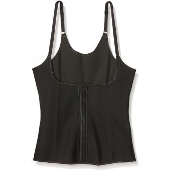 Women's Intimax Black Latex Corset, XXXXL Size