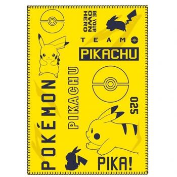 Manta Infantil Pikachu: Manta Polar + Figura