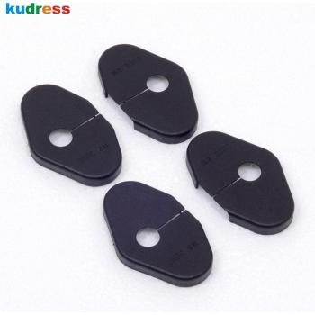 Accesorios de bloqueo de puerta negra para Chevrolet Aveo, Cruze, Winstorm y Malibu, cubierta de protección de brazo, 4 unidades