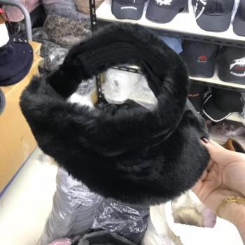 Sombrero Cálido de Leopardo Sin Visera para Uso Diario