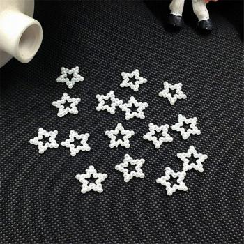 100pcs Pearl Star Flatbacks for Scrapbooking
