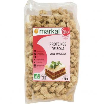 Gros morceaux de protéines de soja – 175 g, biologique