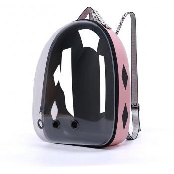 Schwarzes Raum‑Kapsel‑Rucksack‑Set – Ideal für Reisen mit Katzen