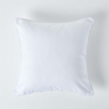 Homescapes Off White Cotton Cushion Cover
