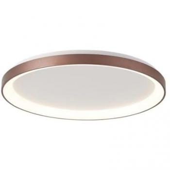 Éclairage Plafonnier Rond LED 60W 3000K 4000K 80 cm Brun