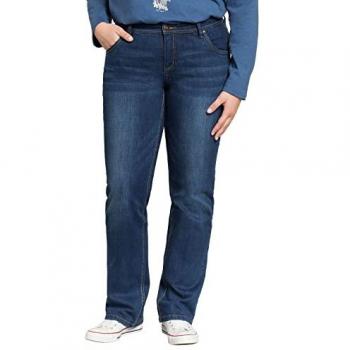 Sheego Bequeme Stretch-Jeans mit Used-Effekten