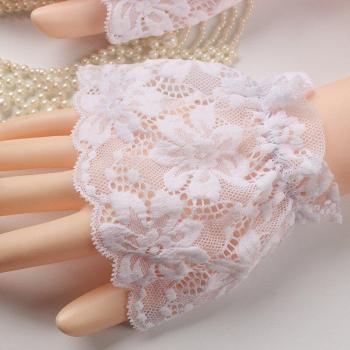Fingerless Ice Silk Lace Gloves