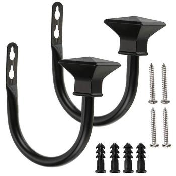 Cortina Decorativa Metal Cuadrado Negro