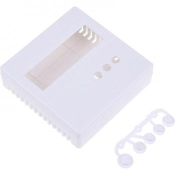 White Plastic Project Box Enclosure Case 8.6x8.6x2.6cm
