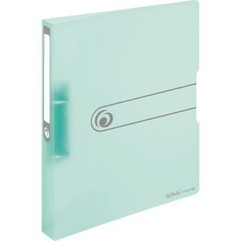 Herlitz Ringbuch PP A4 2 Ringe 25mm rot transparent