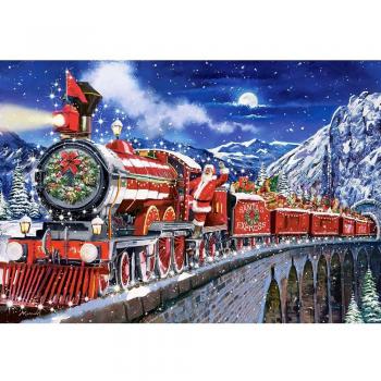 Puzzle 1000 Pezzi Castorland – Babbo Natale nella Città