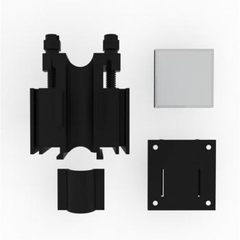 Clip fixe pour tuyau d'aquarium noir