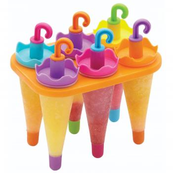 Let’s Make Schirmform‑Set für Eisherstellung – 6x, Orange
