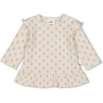 T-shirt à manches longues Pretty Paisley beige mélangé