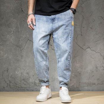 Hip Hop Streetwear Plus Size Men's Harem Trousers