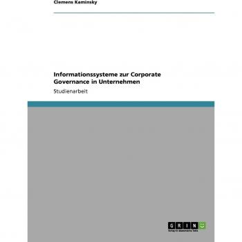 Informationssysteme zur Corporate Governance in Unternehmen