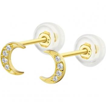 Pendientes Luna Time Road HIN00186 Oro