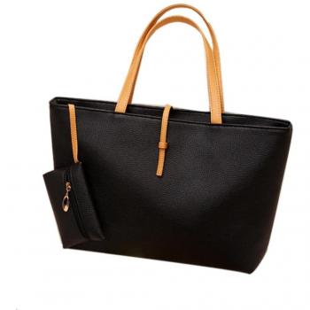 Sac à main FEITONG® Cuir Noir Taille Unique