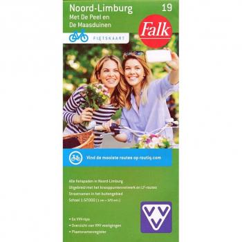 Fietskaart 19 Noord-Limburg met De Peel | Falk