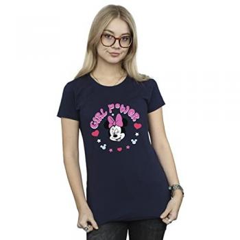 Girl Power Minnie Mouse T-Shirt – Navy, Women’s Large