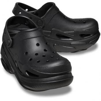 Crocs Pantoletten Bubble Crush Clog 210061 Schwarz